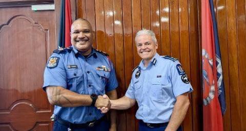 Police Commissioner Completes Partnership Visit to PNG