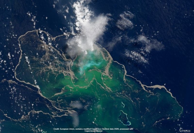Undersea Volcano Erupting in Bismarck Sea — Scientists Watch for New Island